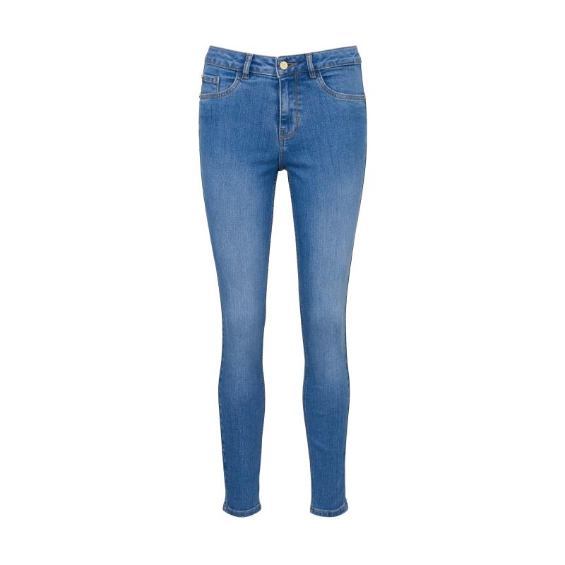 Svetlomodré dámske úzke džínsy