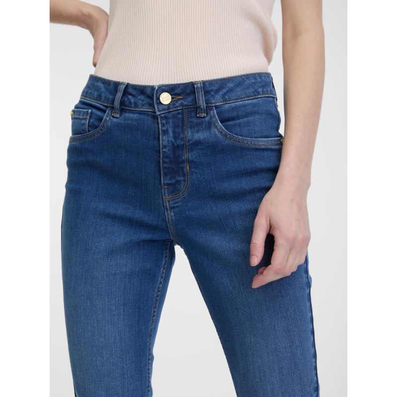 Kék női skinny farmer