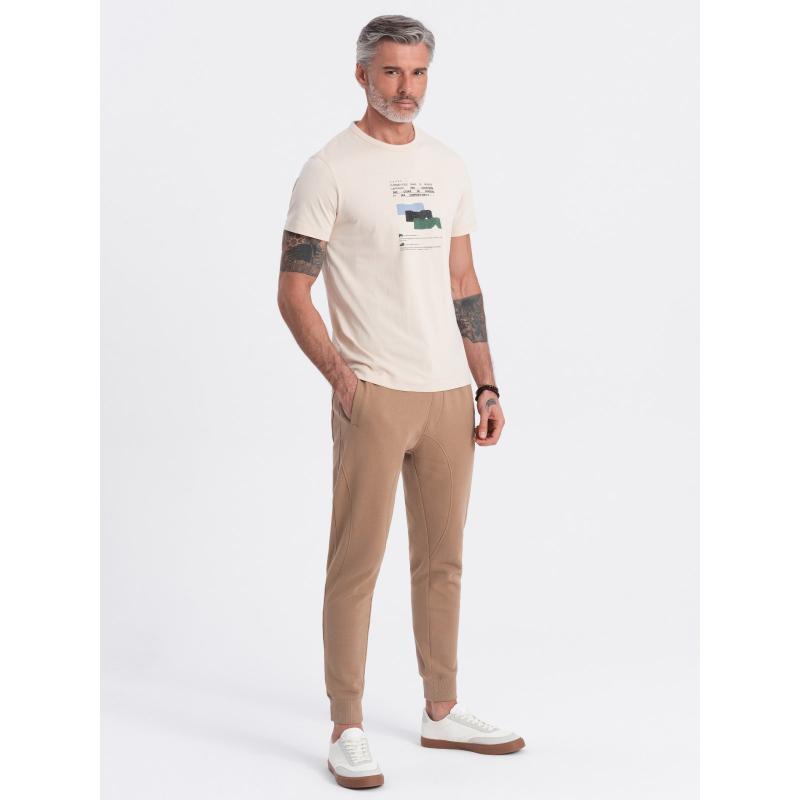 Férfi melegítő nadrág barna