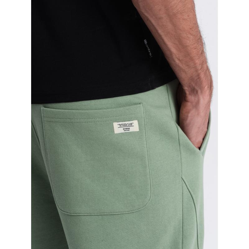 Pánske tepláky jogger zelené