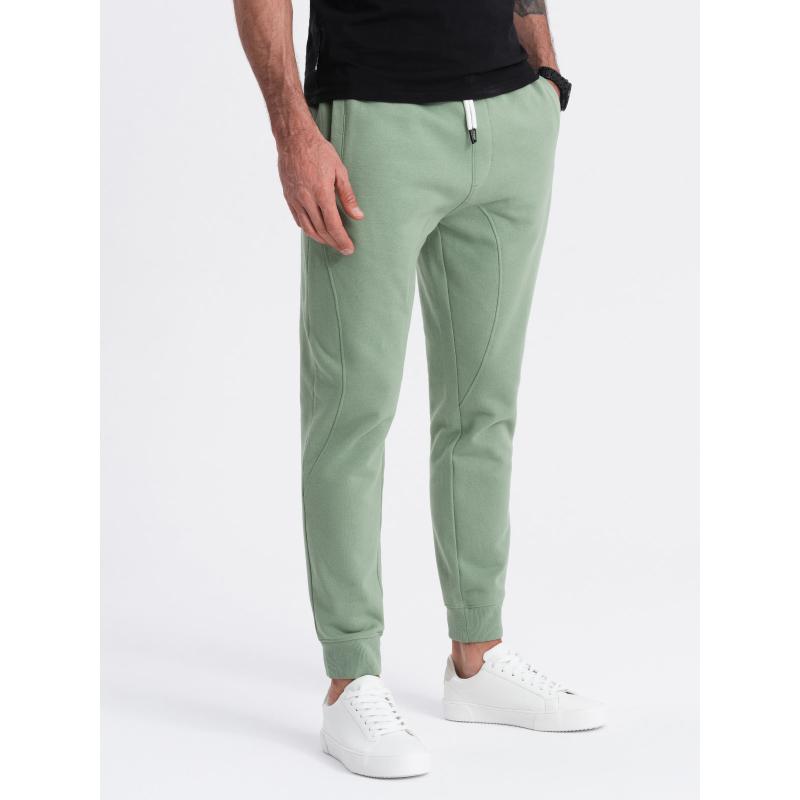 Pánske tepláky jogger zelené