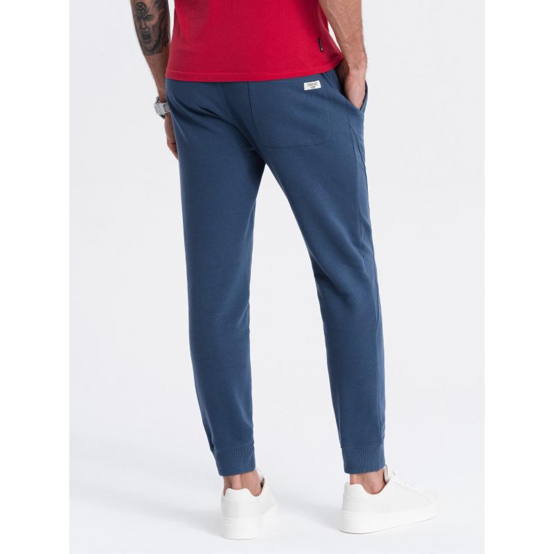 Pánske tepláky jogger tmavomodré