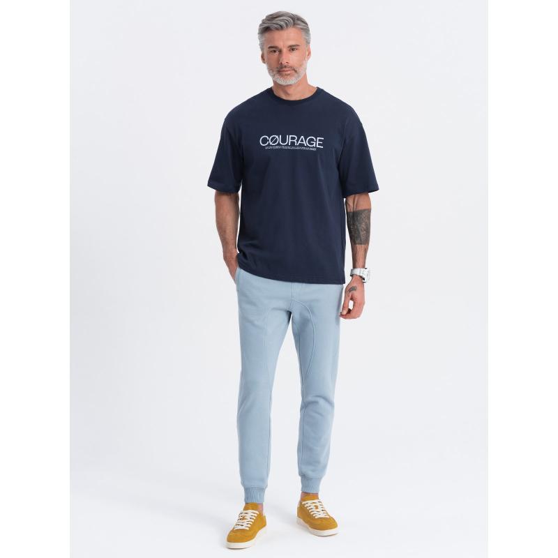 Férfi jogger melegítőnadrág kék