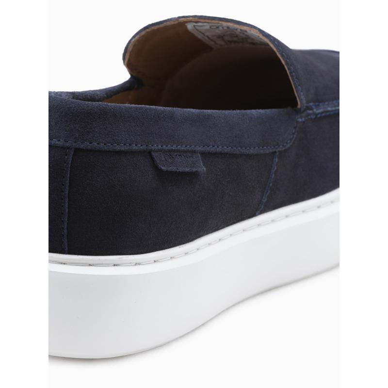 Pánské nazouvací polobotky tmavě modré 