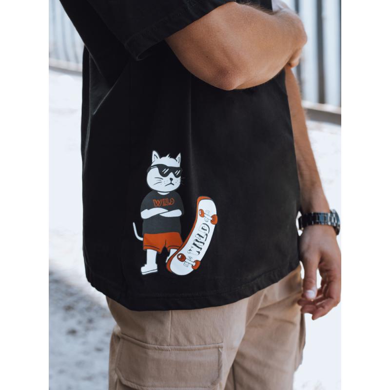 Pánské tričko s potiskem LIMA černé