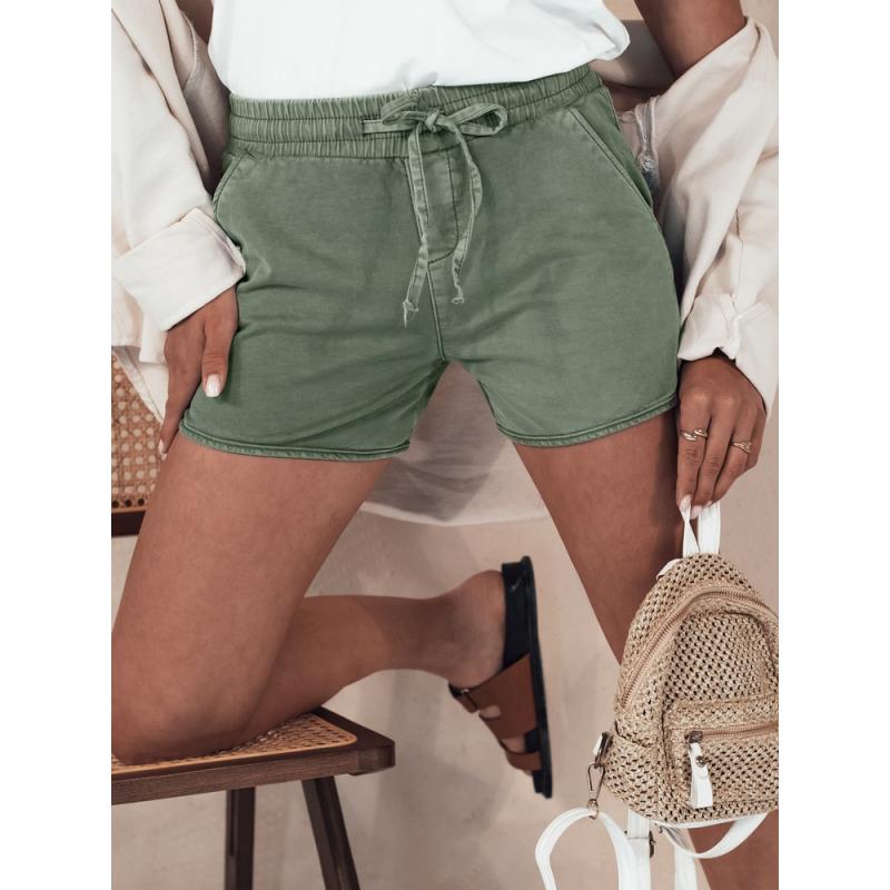 Női rövidnadrág CITYCHIC olívazöld