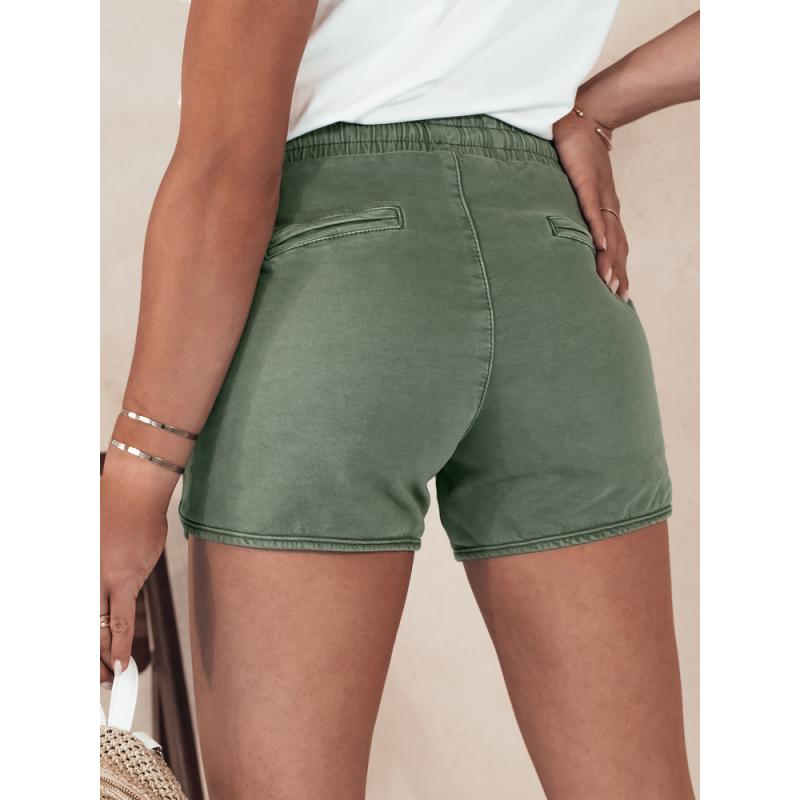 Női rövidnadrág CITYCHIC olívazöld