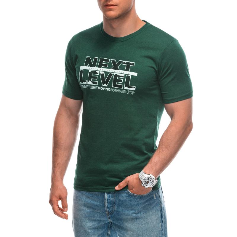 Pánské tričko s potiskem S1960 zelené