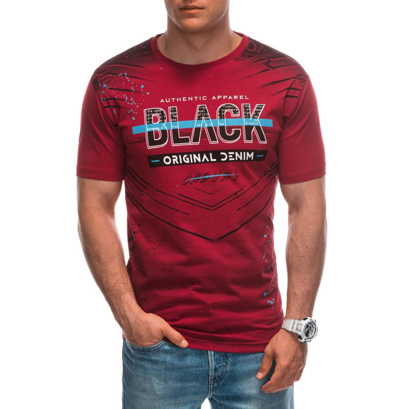 Pánské tričko S1936 červené