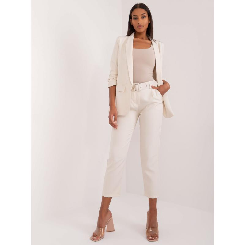 Női OCH BELLA melegítőnadrág világos bézs színben