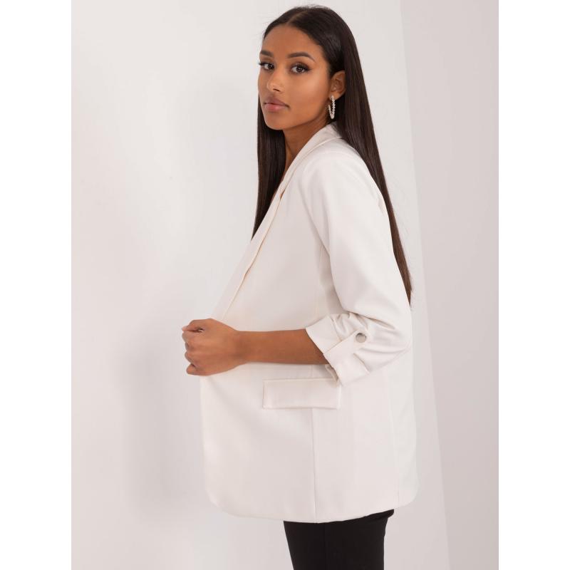 Dámské sako OCH BELLA s potiskem ecru 