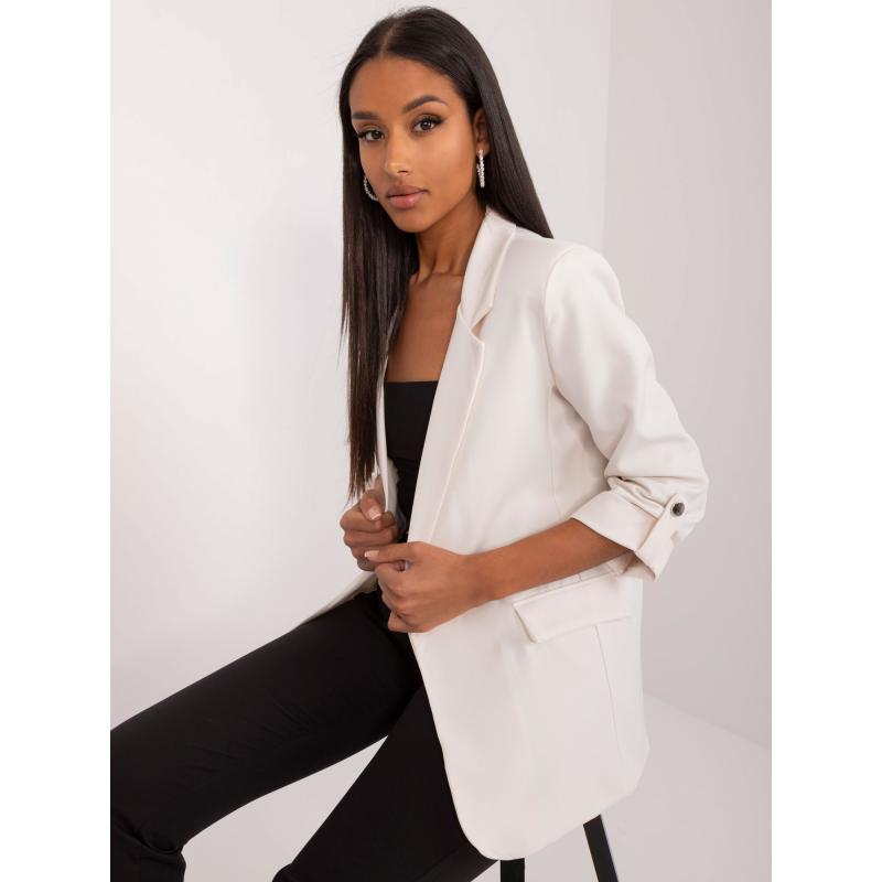 Dámské sako OCH BELLA s potiskem ecru 