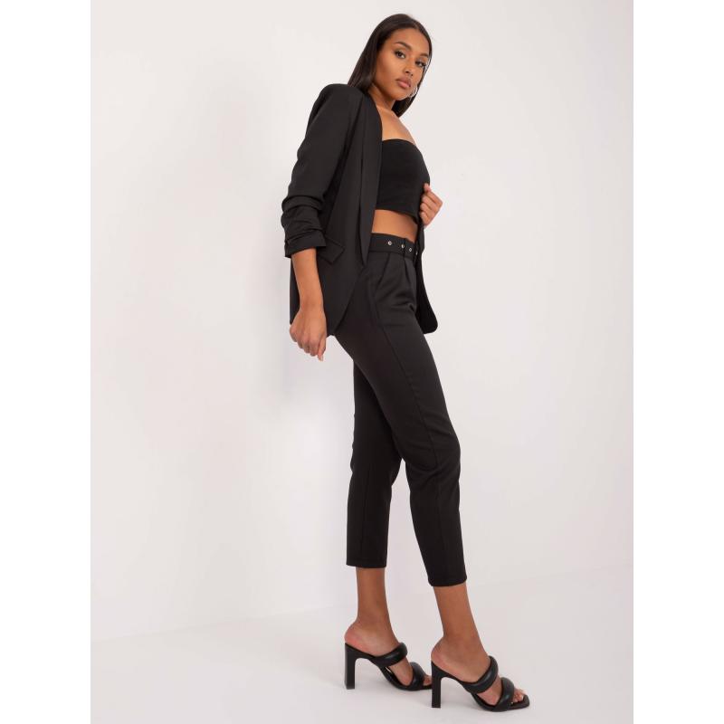 Dámské kalhoty zlátky OCH BELLA černé 