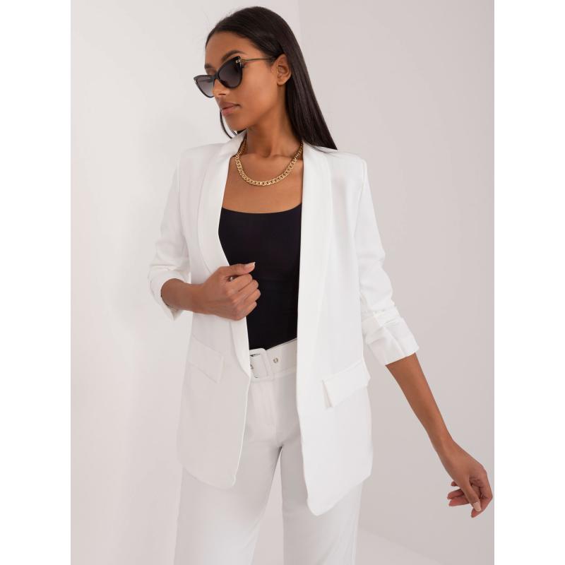 Dámska elegantná bunda OCH BELLA biela