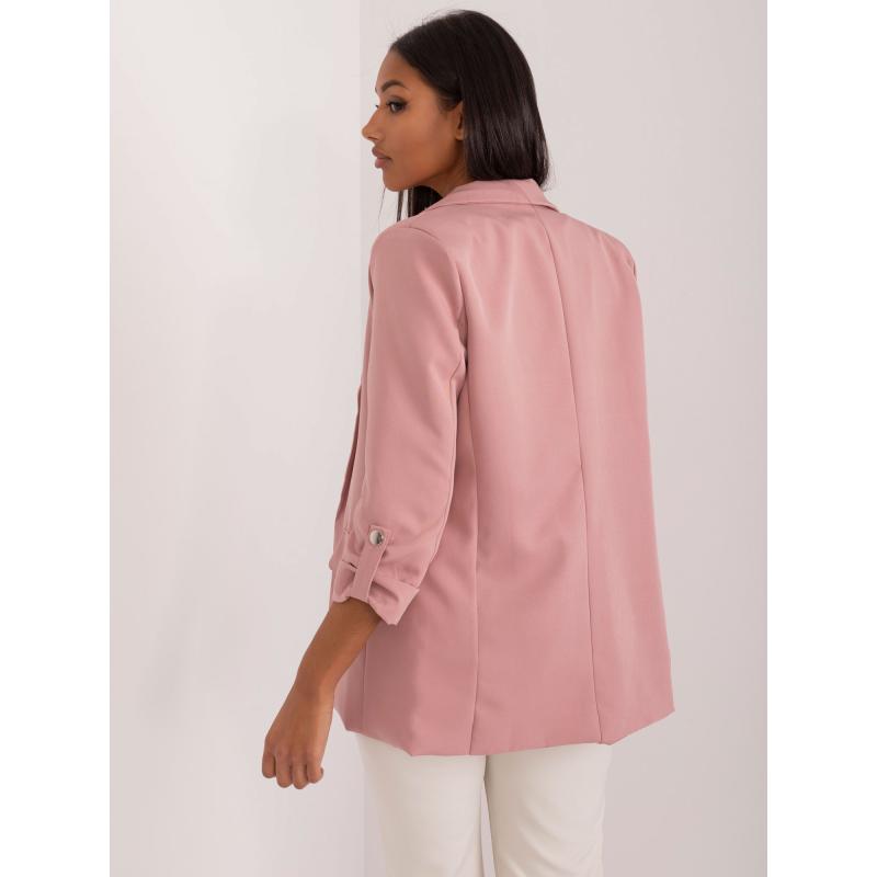 Dámské sako s podšívkou OCH BELLA růžové 