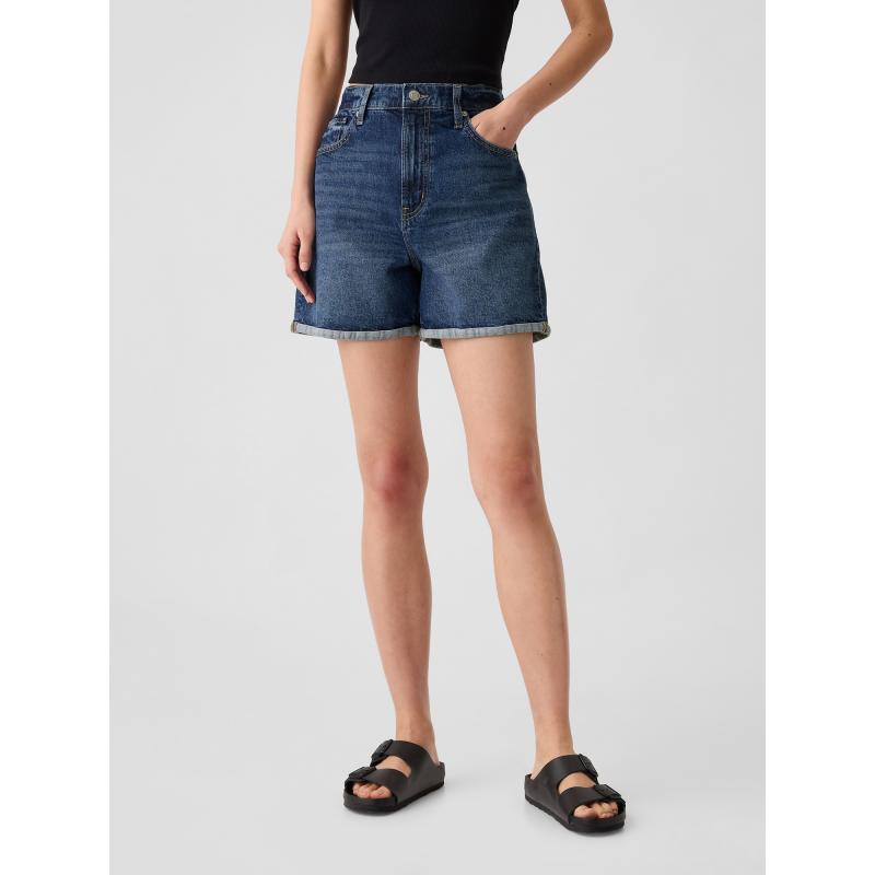 Džínsové midi šortky