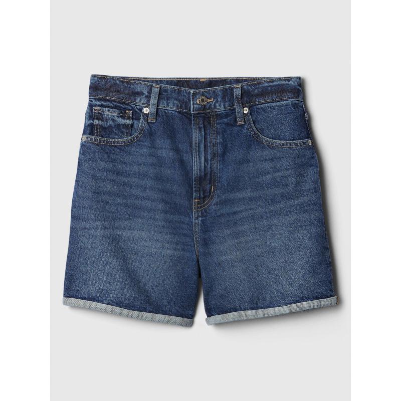 Džínsové midi šortky