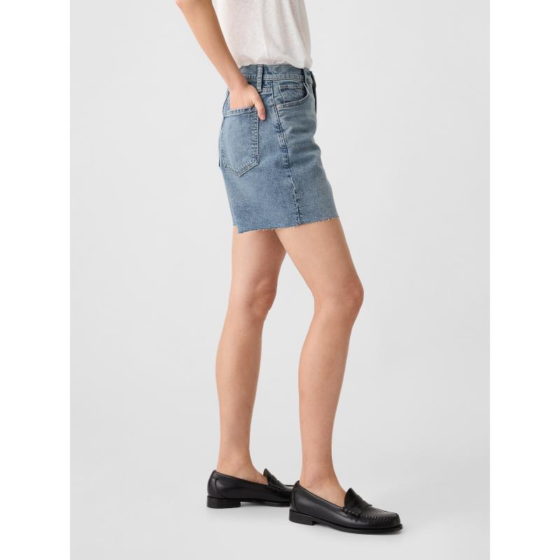 Džínsové midi šortky