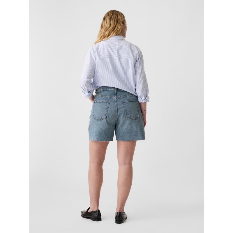 Džínsové midi šortky