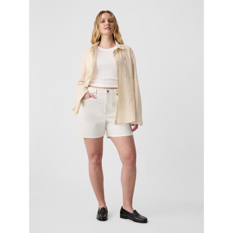 Džínsové midi šortky