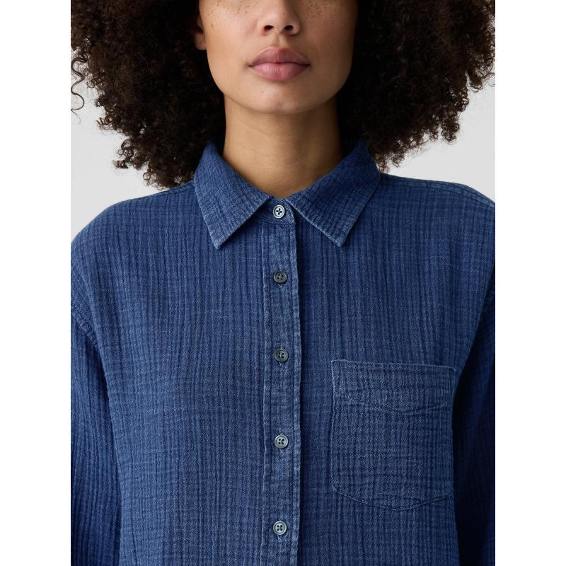 Oversize mušelínové tričko