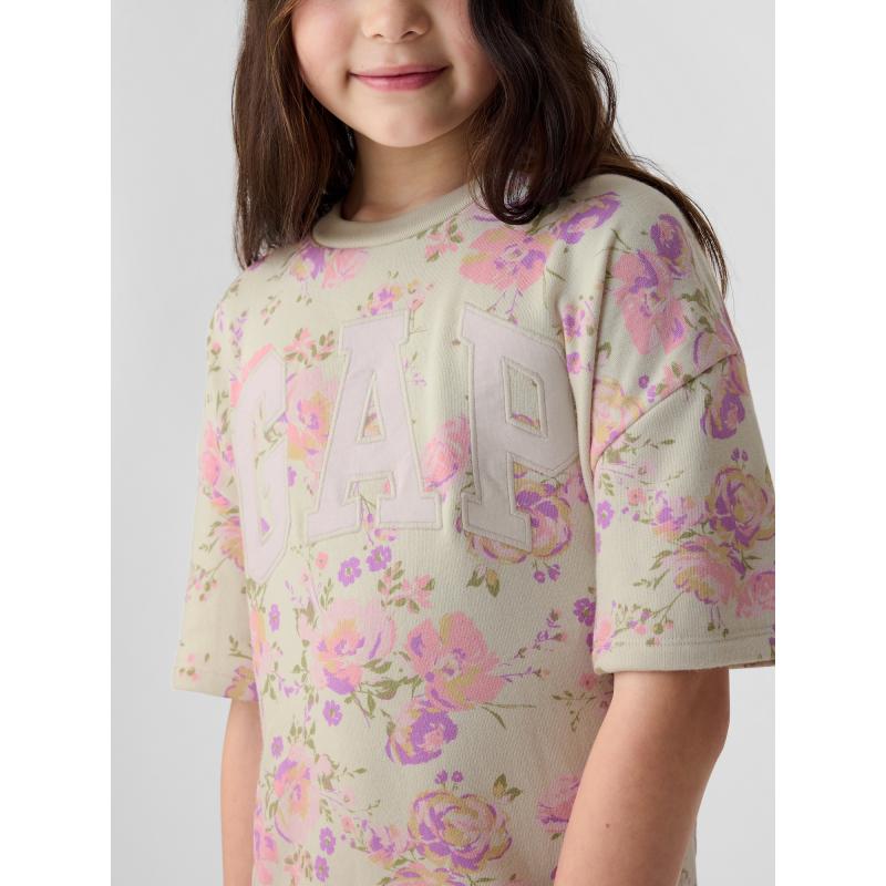 Dětské šaty s logem oversize