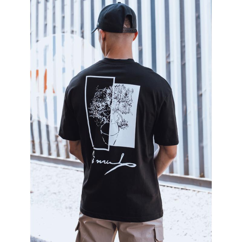 Pánské tričko s potiskem MILL černé