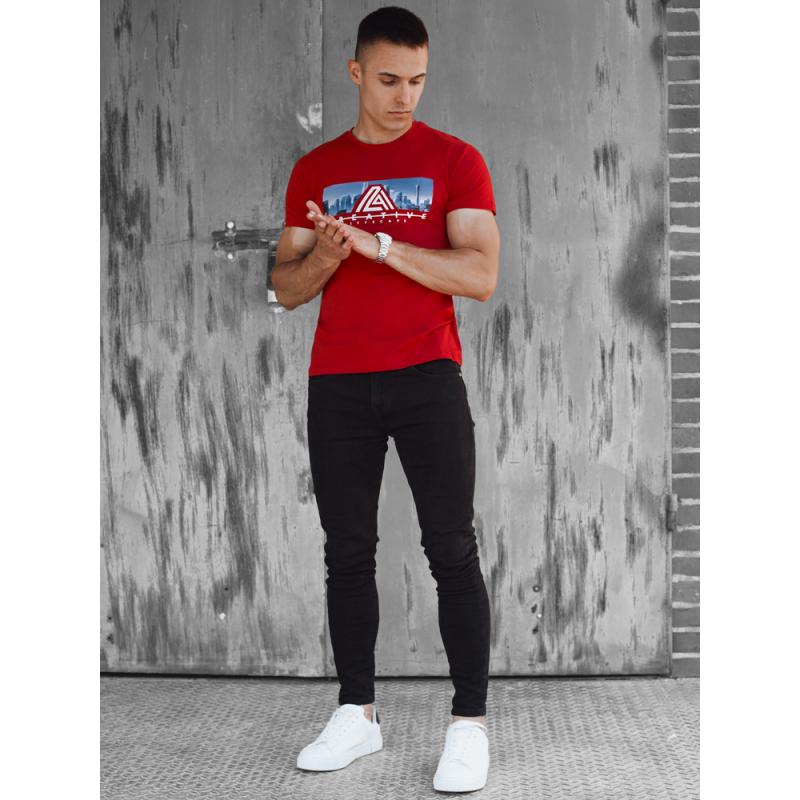 Pánské tričko JIMA červené
