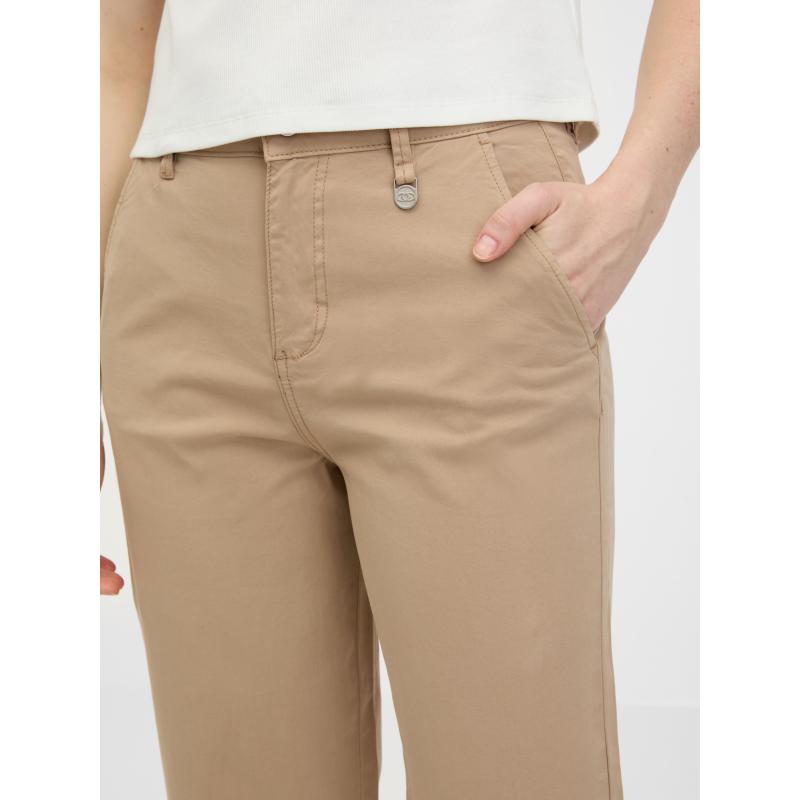 Béžové dámské kalhoty