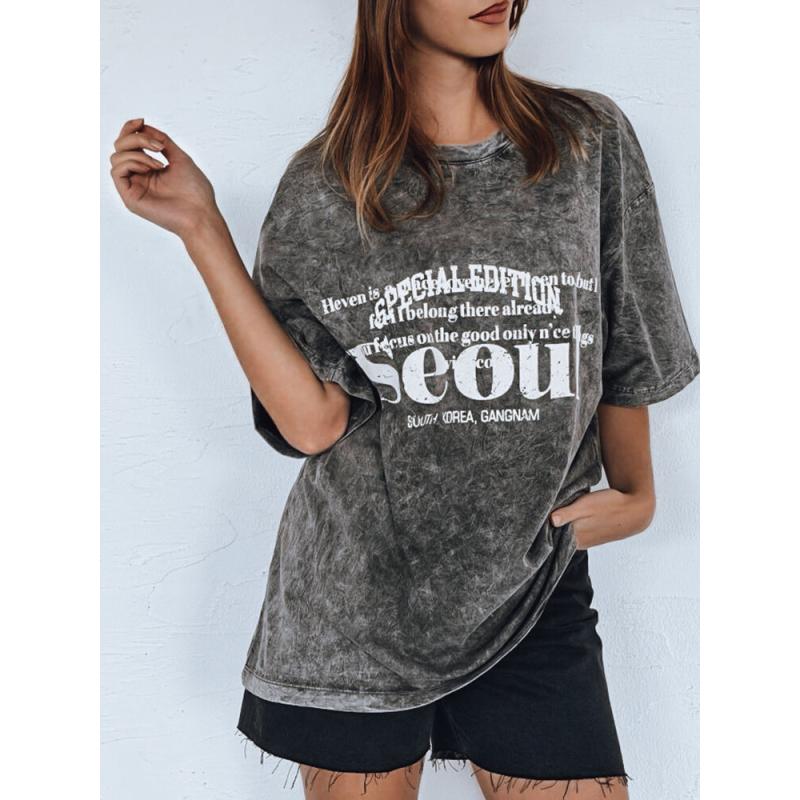 Női póló MIZGAS grafit