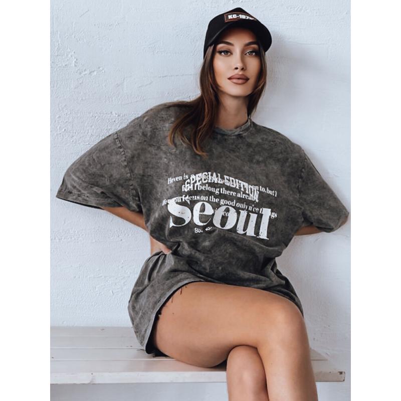 Női póló MIZGAS grafit