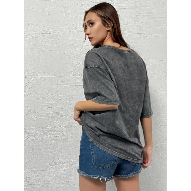 Női póló DREY grafit