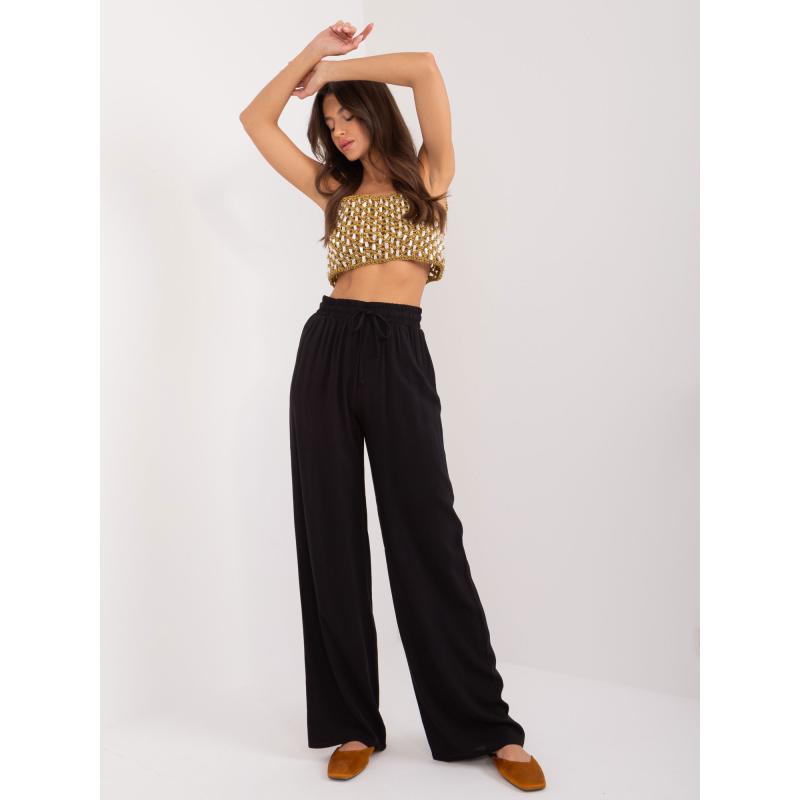 Dámske palazzo nohavice čierne