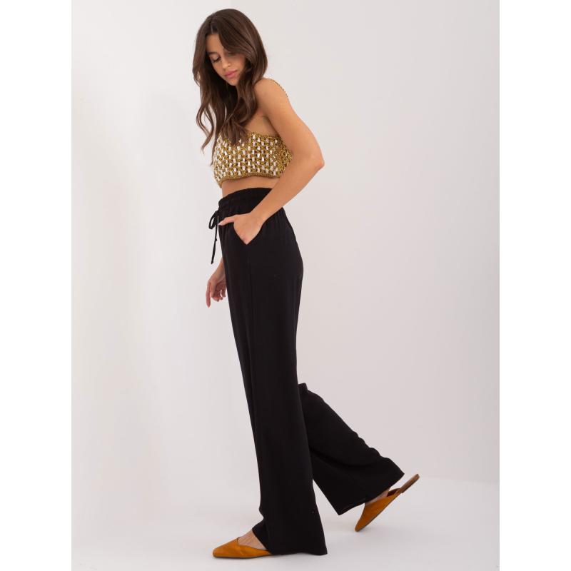 Dámske palazzo nohavice čierne