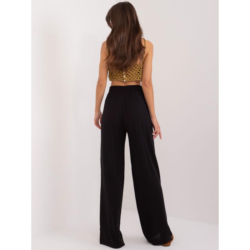 Dámske palazzo nohavice čierne