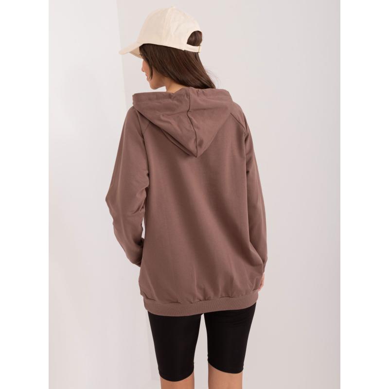 Női pamut blúz barna