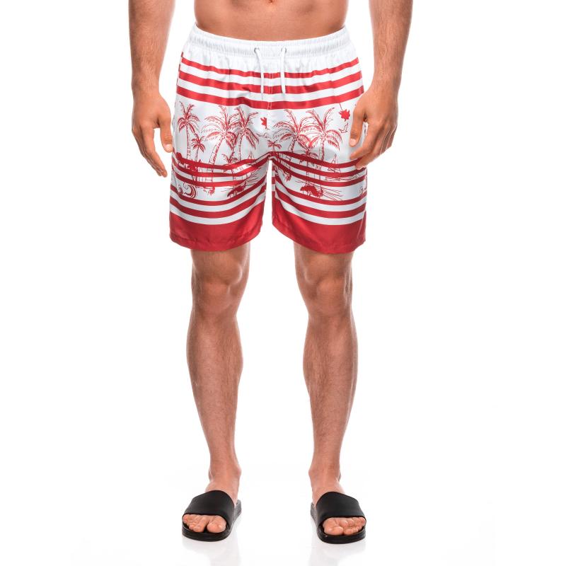 Pánske plavecké šortky W510 červené