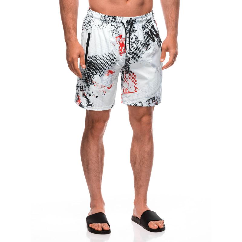 Pánské plavecké šortky W513 bílé