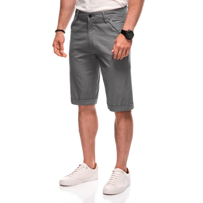 Pánské chino šortky W504 šedé