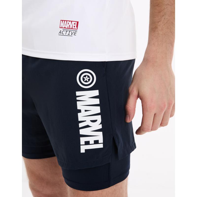 Sportovní kraťasy Marvel - Captain America