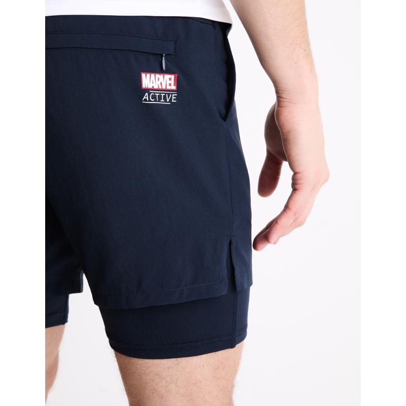 Sportovní kraťasy Marvel - Captain America