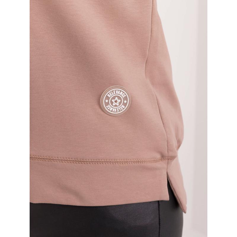 Női plus size blúz sötétbézs