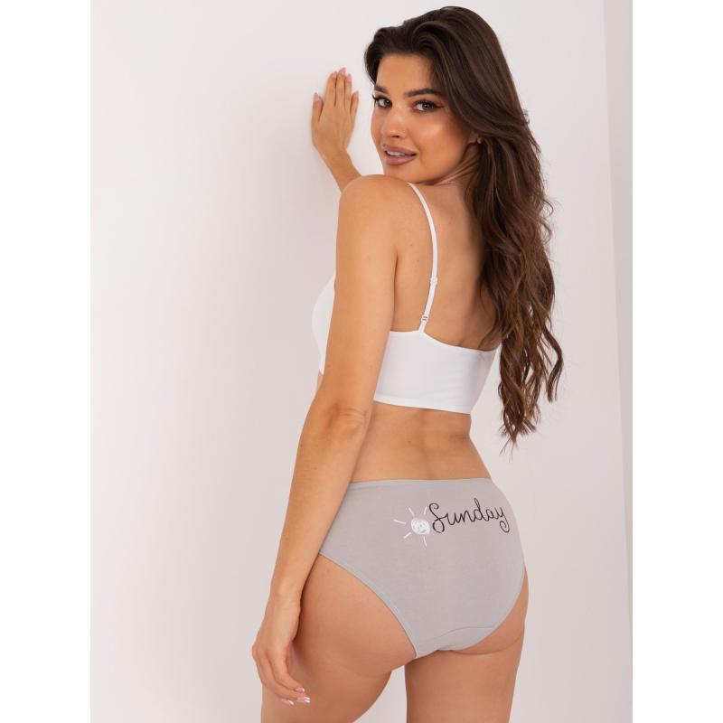 Női nyomtatott pamut bugyi 7-es csomag