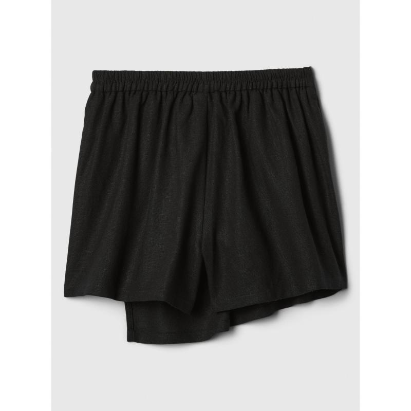 Dětská lněná kraťasová sukně