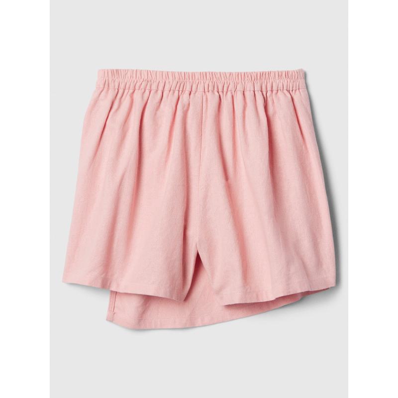 Detská ľanová šortková sukňa