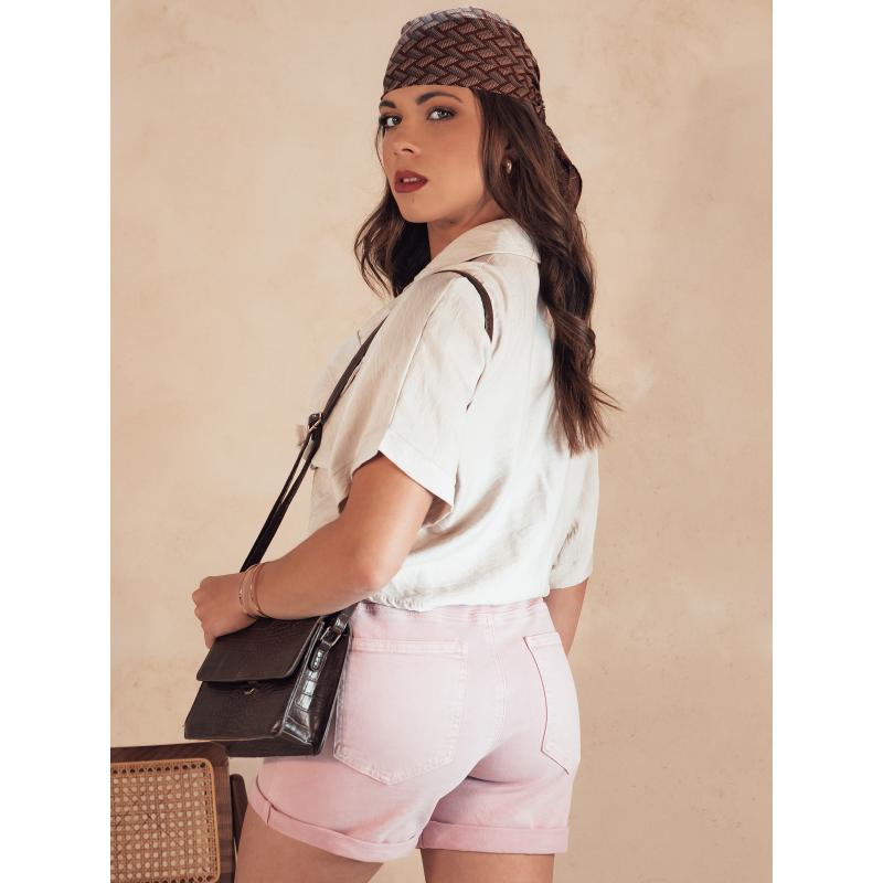 Női rövidnadrág MERA rózsaszín