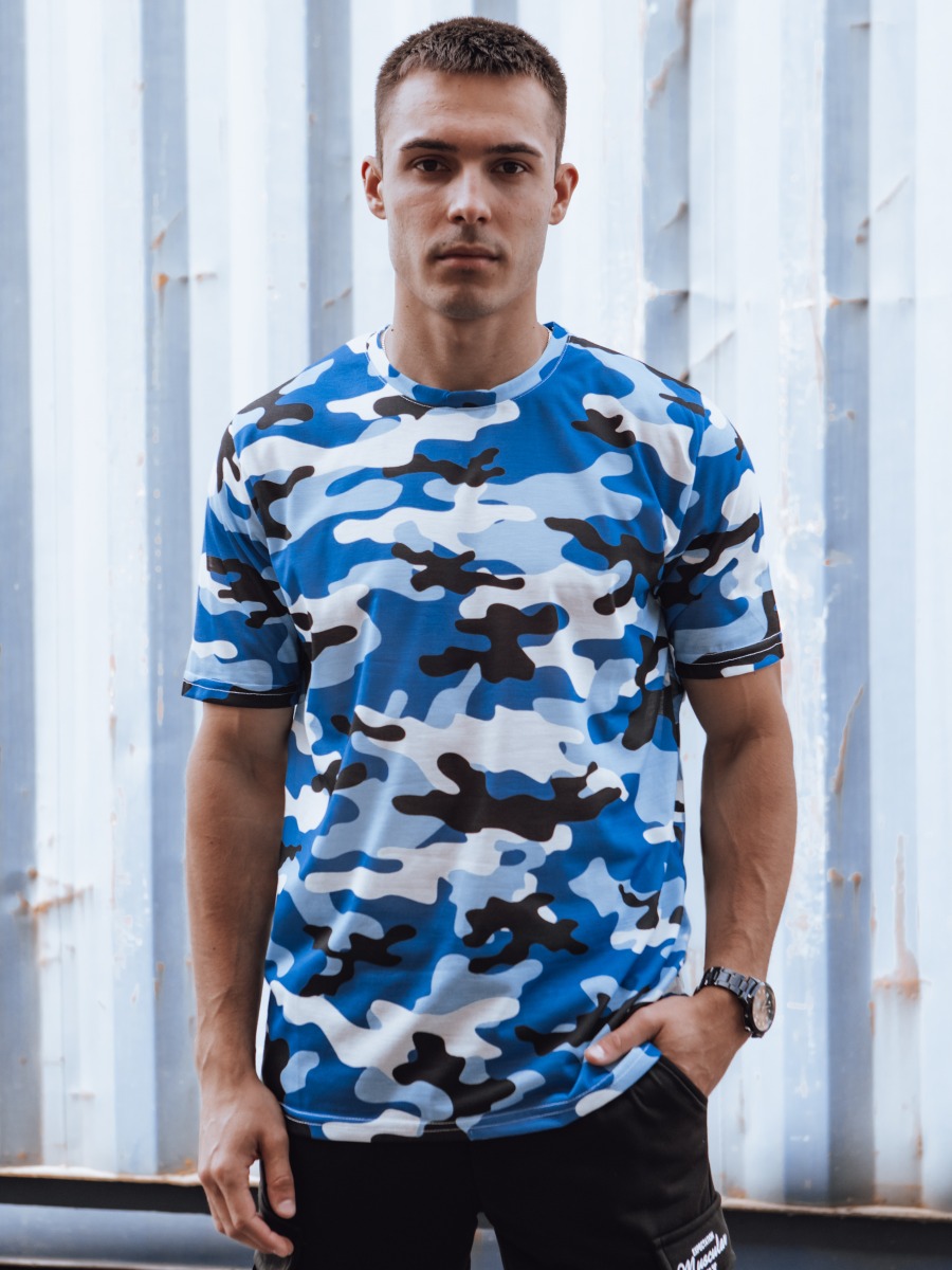 Pánské tričko indigo CAMY tmavě modré 
