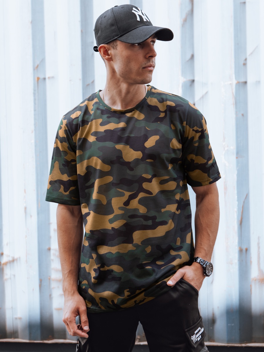 Pánské tričko CAMO khaki 