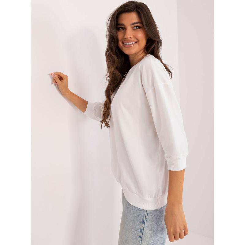 Dámská halenka s lemem ecru