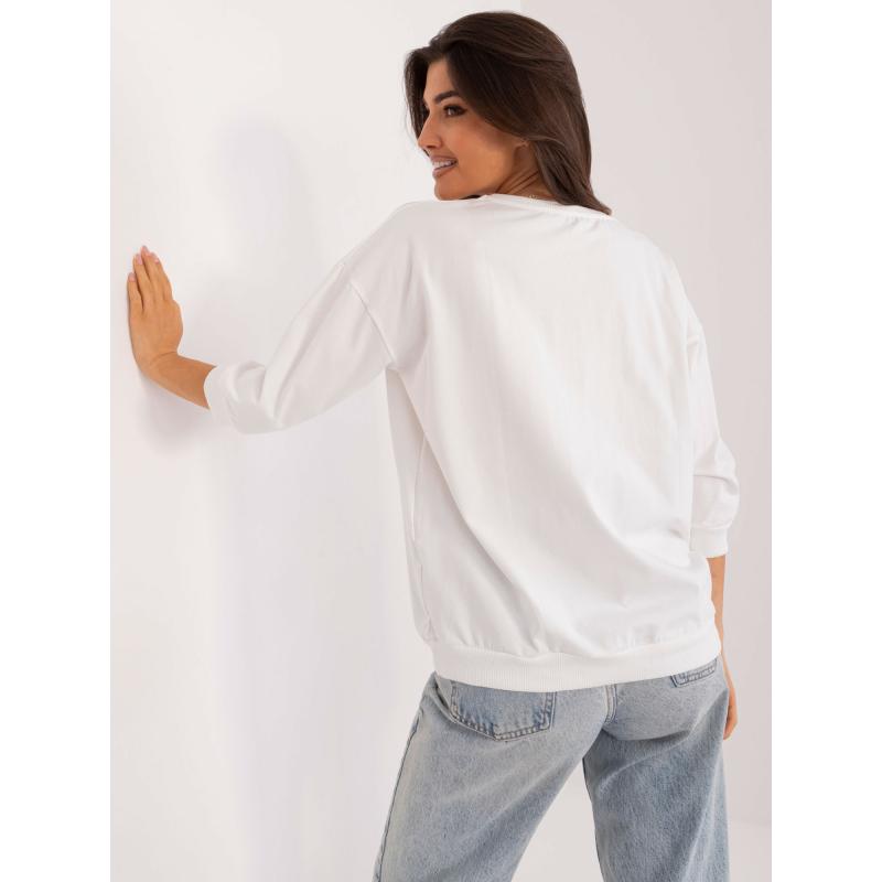 Dámská halenka s lemem ecru